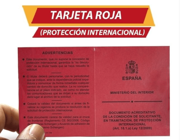 tarjeta roja