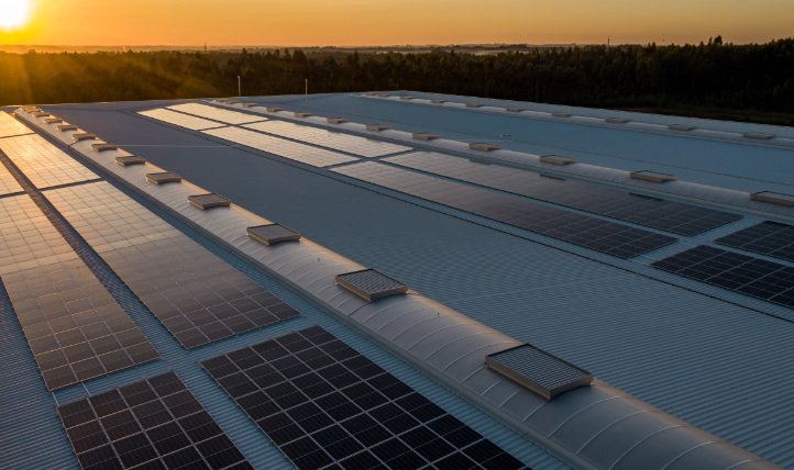 placas solares techos industriales